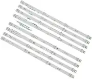 ABAGFKFNV 8pcs/Lot LED Backlight Bar Compatible with U50E9000Q TI5011DLEDDS SW-LED50U3011BS2S 50UDY151X MS-L2006 CC02500D410V02 CC02500D410V07 50E20 Light bar