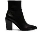 Steve Madden ELENE Black Leather Pointed Toe Ankle Boots - NIB - Size 8.5