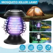 Solar Insect Zapper LED Mosquito Killer Lamp Bug Zapper Fly Catcher Trap Outdoor