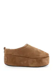 [Balenciaga] Balenciaga-Alaska Soft Suede Mule With Plateau-Donna 36