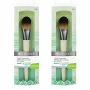 EcoTools Flat Foundation Brush Made with Recycled and Sustainable Materials Crue