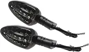 Indicators Flowing Turn Signal Turn Signal Light Indicator Lights Blinke for R1150R Rockster 2003-2006 R850R 2000-2008 Motorcycle Accessories Turn Signal Indicator (Color : Black)