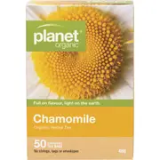 Planet Organic Chamomile Herbal Tea Bags 50 Pack