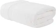 Extra Large Bath Towels (80x180cm), Jumbo Bath Sheet of 1, Oversized Bath Towels for Adults, 100% Cotton Shower Towels for Bathroom, Light Weight, Quick Drying, Super Soft and Absorbent - White