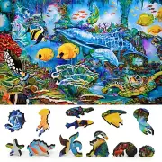 Wooden Jigsaw Puzzle for Adults by FoxSmartBox - 333 pieces - Sea World