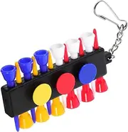 WHAMVOX Golf Ball Nail Stand Tee Bag Golf Ball Tee Holder Golf Tee Organizer Case for Men Golf Balls Tees Holder Golf Tee Organizer Pouch for Men Golf Bag Tee Holder Golf Tee Pouch Plastic
