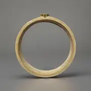 Wooden Embroidery Hoop Ring Frame 10” x 6pc Brass Screw 5ply Needlework & Crafts