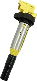 HLZPRODUCT Performance IGNITION COIL Pack UF667 12138616153 SET OF 1 COMPATIBLE WITH BMW 1 2 3 4 5 6 7 8 Series X1 X3 X4 X5 X6 X7 MINI R55 R56 N16 N46 N20 N52 N54 N55 N63 S63 N73 L4 L6 V8 V12 E&F