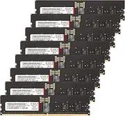 V-Color DDR5 192GB (24GBx8) 5600MHz CL36 3Gx8 1Rx8 OC R-DIMM (Overclocking ECC Registered DIMM) 1.25V Memory Ram for WRX90 Workstation (AMD Expo) (TRA524G56S836O)