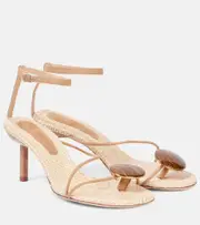[Christopher Esber] Christopher Esber Doma suede thong sandals UK 3 beige
