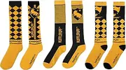 Cinereplicas Harry Potter High Socks (Set of 3) - Official Licence (Hufflepuff)
