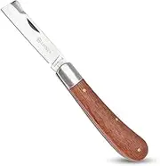 Grafting knife, Stainless Steel Foldable Small Garden Knife, Multifunctional Pruning Knife for Gardening and Mushroom Picking
