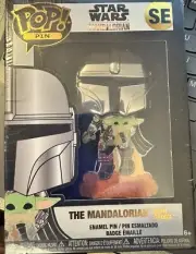 Funko Pop! Pin SE Star Wars The Mandalorian with Grogu Enamel Special EditionNIB