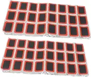 KICHOUSE Adhesive Tire Patch Kit Tire Repair for Emergency Use Inflatable Patch Set for Bikes