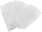 Beatifufu 100pcs Transparent Small Bag Small Storage Envelopes Button Storage Bags Mini Kraft Envelope Kraft Paper Packets Semi-transparent Packaging Hangtag Pouches White Litmus Paper