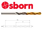 12.1mm JOBBER DRILL BIT TiN COATED GOLDEX HSS EUROPA TOOL OSBORN 8105041210 P239