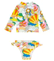 [Stella McCartney Kids] Stella McCartney Kids Printed swimsuit M 6 multicoloured