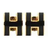 在飛比找遠傳friDay購物優惠-Hermes 愛馬仕 Mini Pop H 經典H簍空耳環(