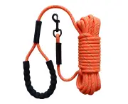 Long Leash for Dog Training Reflective Nylon Rope Lead, Check Cord for Dogs Walking, Camping -orange 6feet - Orange