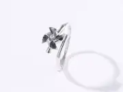 Pinwheel Ring 925 Silver Ring Adjustable Ring