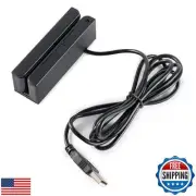 Posunitech Msr90 Swiper Magnetic Credit Card Reader USB 3-Tracks Hi/Lo Data C