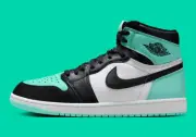 Nike Air Jordan 1 Retro High OG Green Glow White Black DZ5485-130 sz 12 Men's