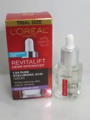 L'OREAL REVITALIFT DERM INTENSIVES HYALURONIC ACID SERUM 0.5 OZ BOXED