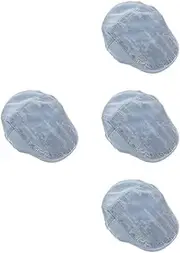 [Minkissy] Vintage News Boy Cap for Women and Men Casual Denim Hat with Unique Worn Effect for Outdoor Activities and Travel Lightweight and Stylish Accessory Outfit