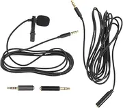 Levemolo 2 Sets Smartphone Microphone Kit with Accessories for Podcasting Vlogging and Recording High Sensitivity Omnidirectional Sound Pickup for Beginners and Professional Use