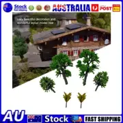 Green Feel Model Train Trees 50PCS Perfect For Scene Layout And Decoration