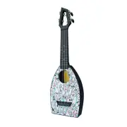 SOPRANO UKULELE 4-STRING 21" HAWAII BEGINNER GUITAR DOODLE ART DECO AUSTOCKS