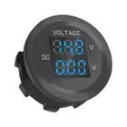 For Car Boat CS LED Dual Digital Display 12-24V Volt Meter Ammeter Voltmeter