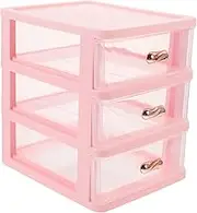 jojofuny Desktop Storage Drawer Organizer Sturdy File Box for Office Home Desktop Document Holder for Keeping Supplies Tidy and Organized