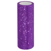 Tulle Fabric Rolls 6" by 10 Yards Fabric Spool Tulle for DIY, Dark Purple