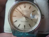 在飛比找Yahoo!奇摩拍賣優惠-ROLEX16234錶耳無孔品相95成新P字頭原裝對期面盤 