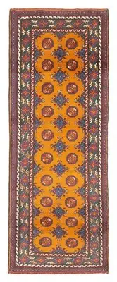 Vintage Hand-knotted Runner Rug 2'6" x 6'9" Traditional Wool Carpet