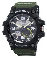 Casio G-Shock Mudmaster Analog Digital Sports Twin Sensor Mens Watch GG-1000-1A3