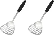 Select Slotted Sturdy Skimmer, 13 Inch, Stainless Steel (Pack of 2)