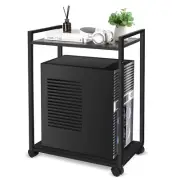 Liitrton Computer Tower Stand, 2-Tier CPU Stand PC Stand with Lockable Wheels...