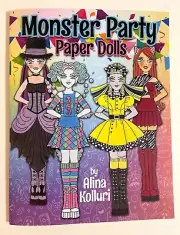 140+ Cool & Quirky Fashion Items! MONSTER PARTY PAPER DOLLS - by Alina Kolluri