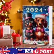 2024 Cute Christmas Countdown Calendar Dachshunds Gifts for Teenage Girls Boys