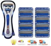 8 Hydro 5 Connect Blades Cartridges Refill Shaver & Gillette Fusion Razor handle