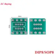 10PCS DIP8 SOP8 Transfer Board Adapter PCB Pinboard DIP8 to SMD IC Test Plate