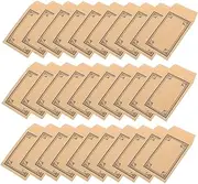 GRADENEVE Kraft Paper Coin Envelopes Self-Seal 50pcs Mini Money Envelopes for Cash