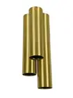 Beacon Lighting MFL By Masson Trivium 3 Light Flush Mount in Brass