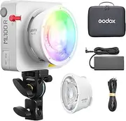 Godox ML100R RGB LED Video Light 100W CCT 1800K-10000K with App Control, 14 Creative Effects