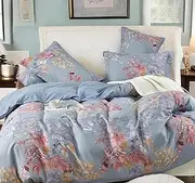 Essina Super King Quilt Cover Set – 3 Pcs Super King Duvet Cover Set – 1 Quilt Cover 2 Pillow Shams – 620 Thread Count Cotton Super King Quilt Cover – Luxurious Super King Doona Cover Set – Seaweed