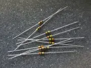 RCR05G240JS RESISTOR 24Ohm 1/8W 5% CARBON COMP AXIAL AB (LOT OF 10)