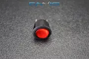 ROUND ON OFF ROCKER SWITCH MINI TOGGLE RED LED 3/4 MOUNT HOLE EC-1215RD