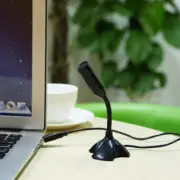 USB Mini Desktop Speech Microphone Stand for PC Laptop Computer Notebook r